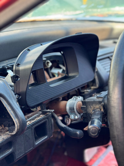 3D Printed Digital Dash Bezel for 1990-1991 Honda Civic EF Hatch & CRX - Custom Built Cars