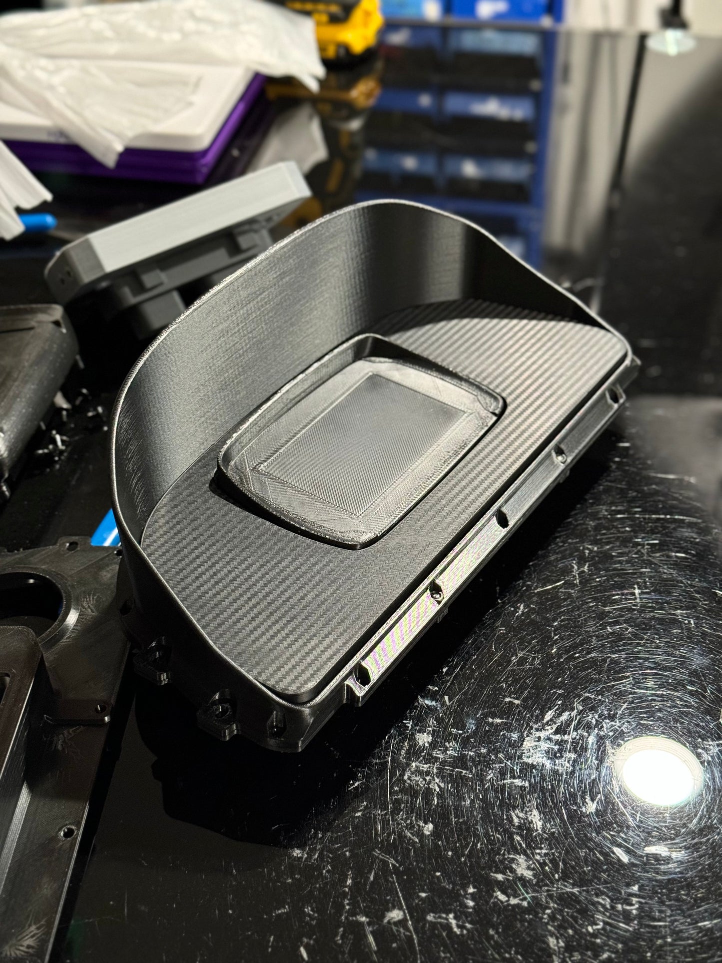 3D Printed Digital Dash Bezel for 1990-1991 Honda Civic EF Hatch & CRX - Custom Built Cars