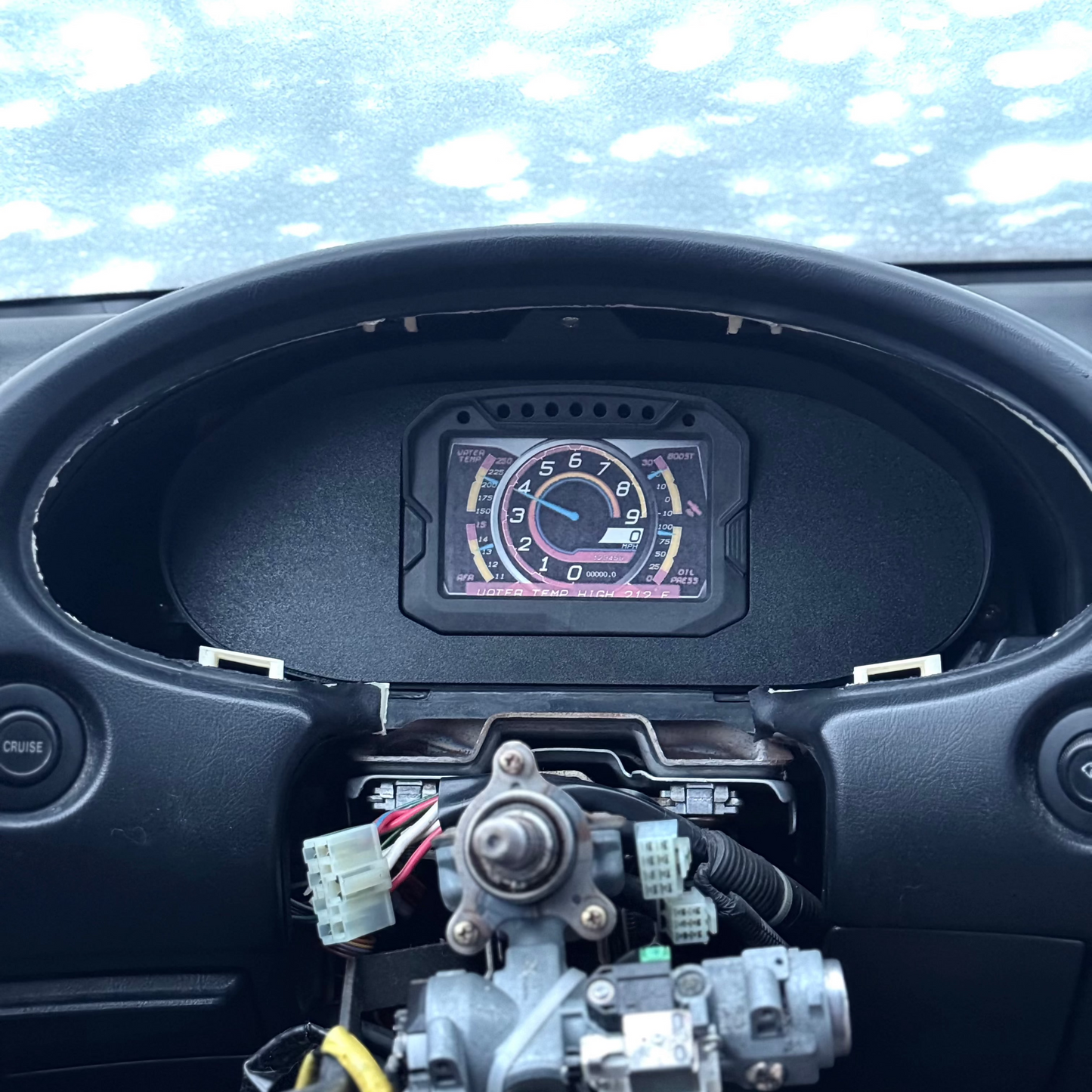 3D Printed Digital Dash Bezel for 1994-2001 Acura Integra DC2 - Custom Built Cars