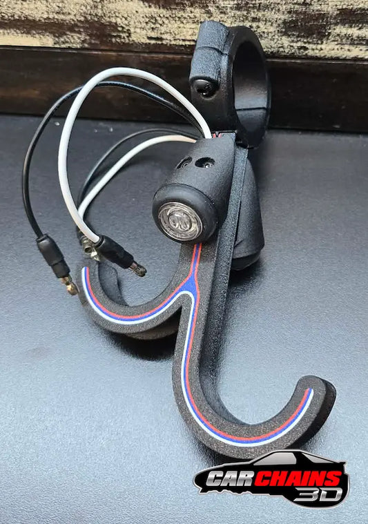 Dual Hook LED Helmet & Steering Wheel Roll Cage Mount