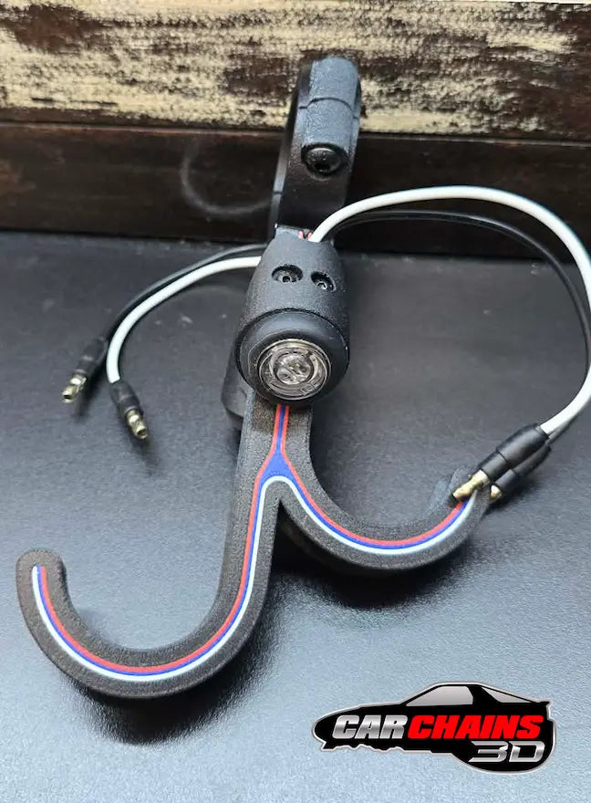 Dual Hook LED Helmet & Steering Wheel Roll Cage Mount