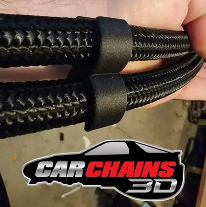 3D Printed Clips for AN Line Management - CarChains3D