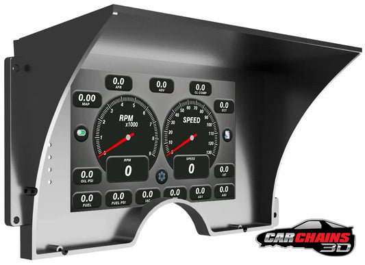 3D Printed Tinker All-In-One Digital Dash Cluster for 1988-1994 Chevrolet GMT400 Silverado, GMC Sierra - CarChains3d