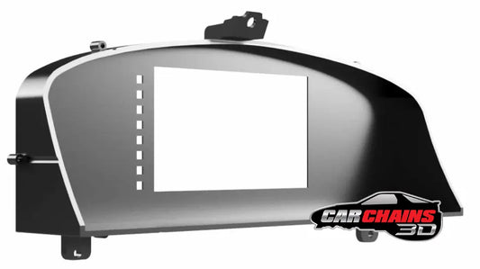 3D printed digital dash bezel for 1993–1998 Nissan R33 Skyline with Tinker 7-inch display – CarChains3d