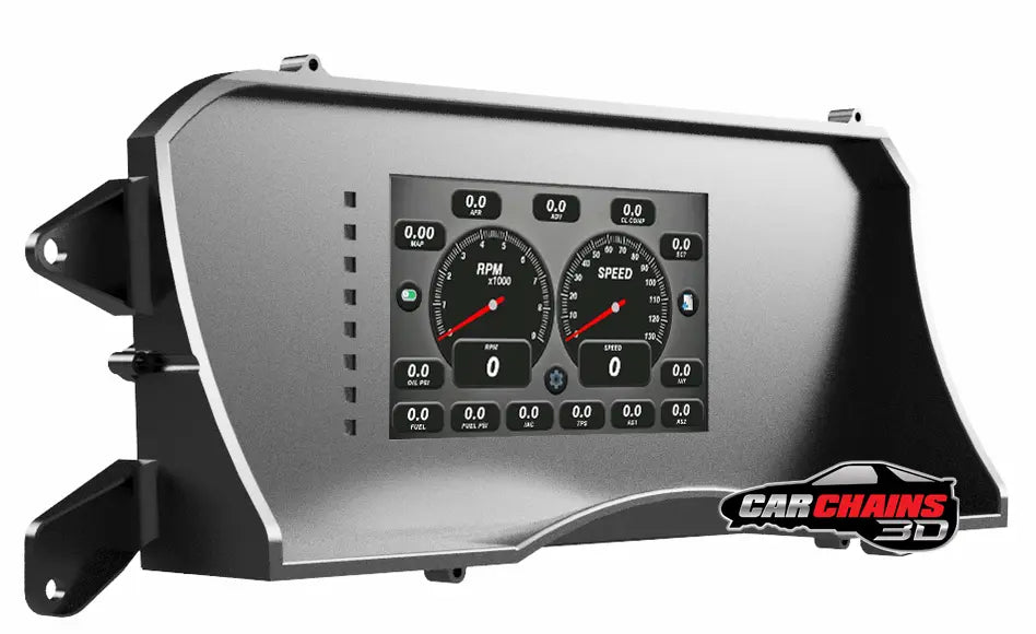Computerized Instrument Panel 3D Printed Tinker All-In-One Digital Dash Cluster for 1987-1989 Ford F ...