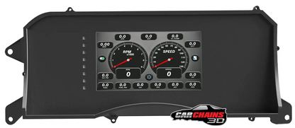 3D Printed Tinker All-In-One Digital Dash Cluster for 1990-1993 Ford Foxbody Mustang - CarChains3d