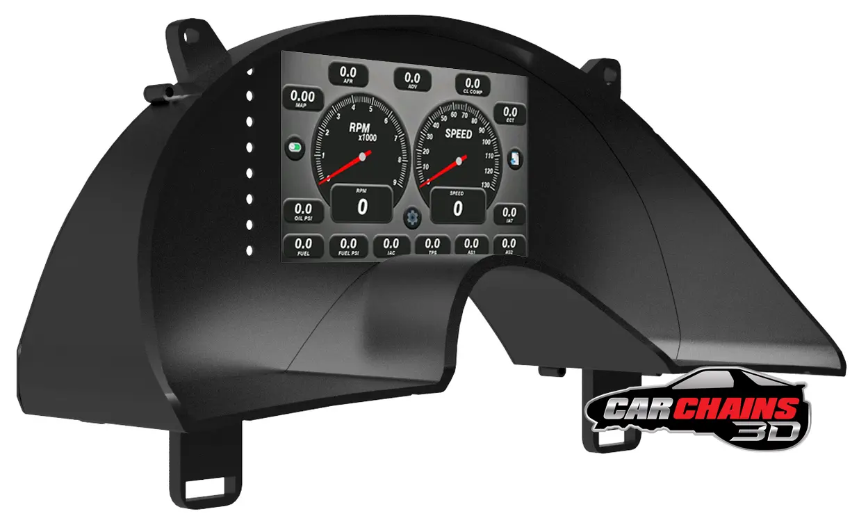 3D Printed Tinker All-In-One Digital Dash Cluster for 1997-2002 Late 4th Gen Chevrolet Camaro