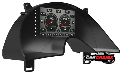 3D Printed Tinker All-In-One Digital Dash Cluster for 1997-2002 Late 4th Gen Chevrolet Camaro