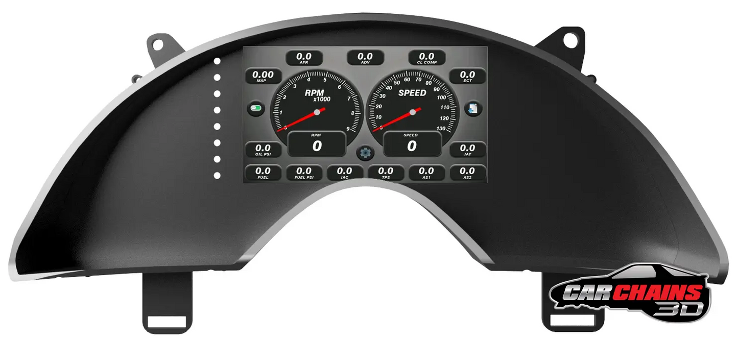 3D Printed Tinker All-In-One Digital Dash Cluster for 1997-2002 Late 4th Gen Chevrolet Camaro