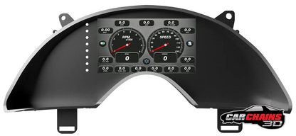 3D Printed Tinker All-In-One Digital Dash Cluster for 1997-2002 Late 4th Gen Chevrolet Camaro