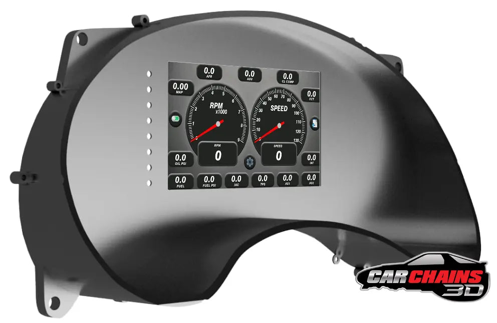 3D Printed Tinker All-In-One Digital Dash Cluster for 1998-2004 Chevrolet S10, Blazer and GMC Jimmy, Sonoma - CarChains3d