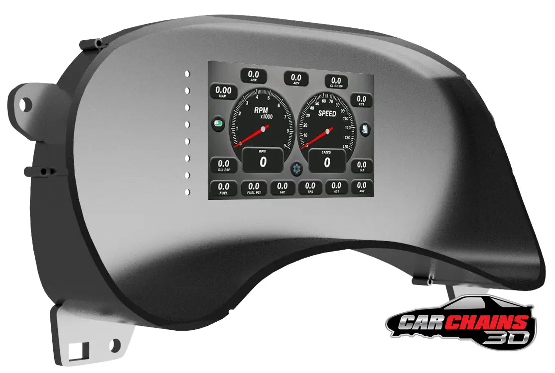3D Printed Tinker All-In-One Digital Dash Cluster for 1999-2007 Chevrolet Silverado, GMC Sierra