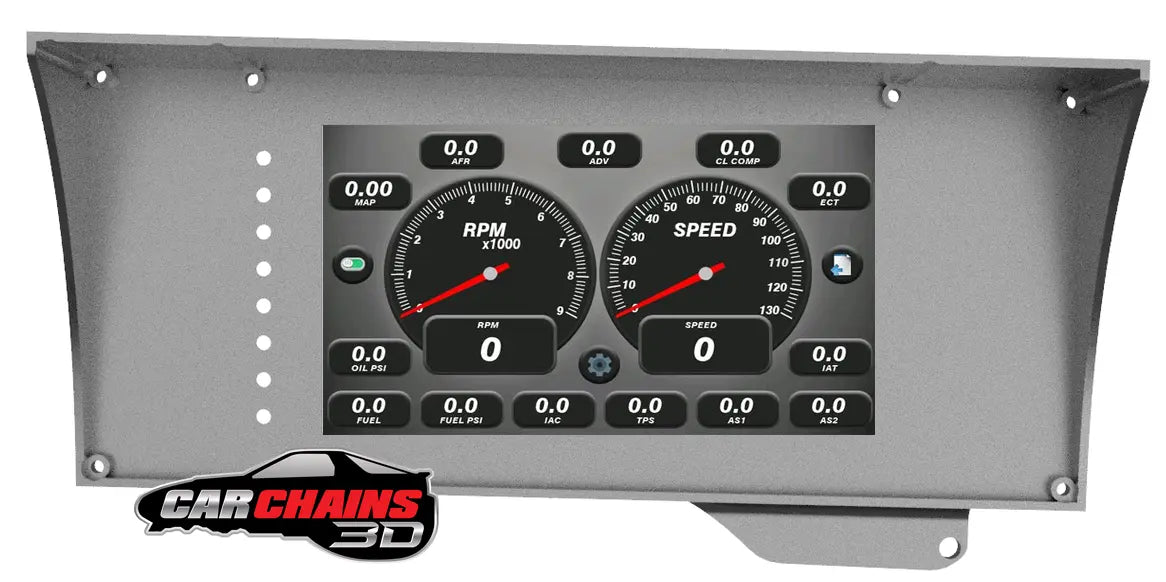 3D Printed Tinker All-In-One Digital Dash Cluster for 1978-1988 Chevrolet Monte Carlo & El Camino