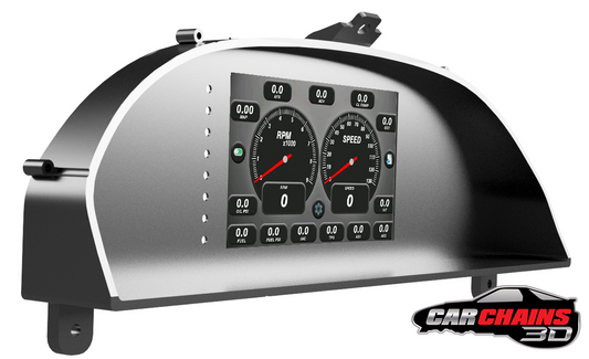 3D Printed All-In-One Tinker Digital Dash Cluster for 1988–1994 Nissan Silvia S13 / 240SX – CarChains3D