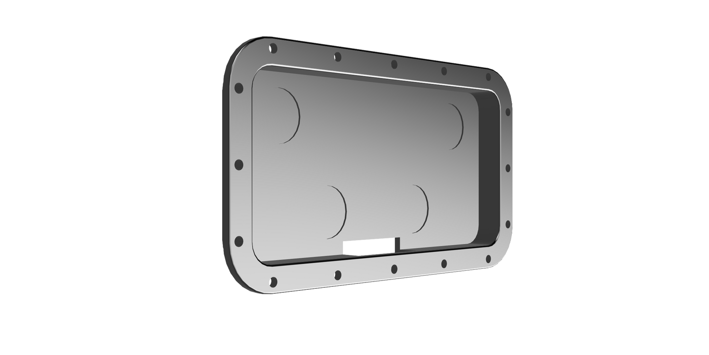 3D Printed Aces EFI 5 Inch Flanged Mount - CarChains3d