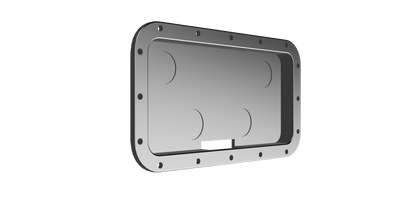 3D Printed Aces EFI 5 Inch Flanged Mount - CarChains3d