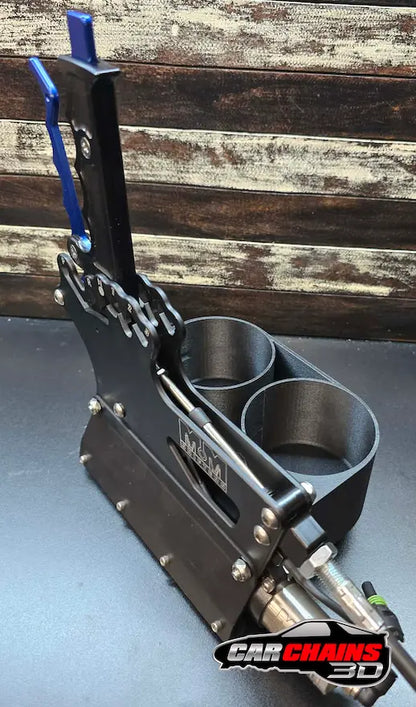 M&M Race Shifter 3D Printed Dual Cup Holder with Phone Pocket