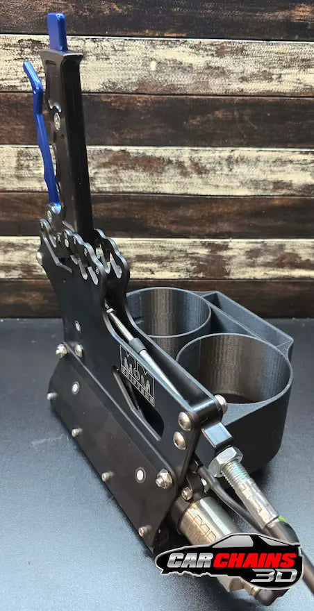 M&M Race Shifter 3D Printed Dual Cup Holder with Phone Pocket