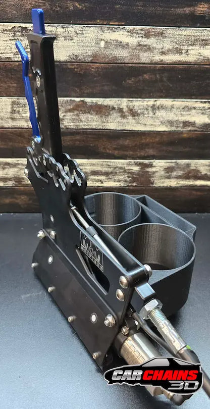 M&M Race Shifter 3D Printed Dual Cup Holder with Phone Pocket