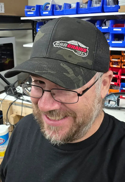 CarChains3D Richardson MultiCam Black Embroidered Trucker Hat