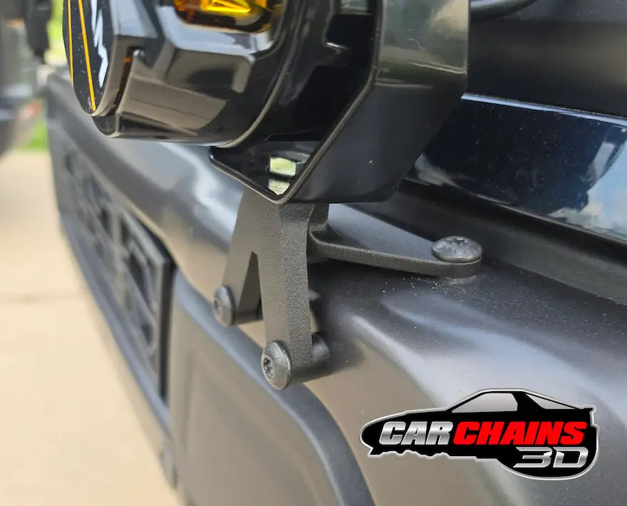 3D Printed AUX Light Mounts for 2024-2026 Ford F-150 Modular Bumper