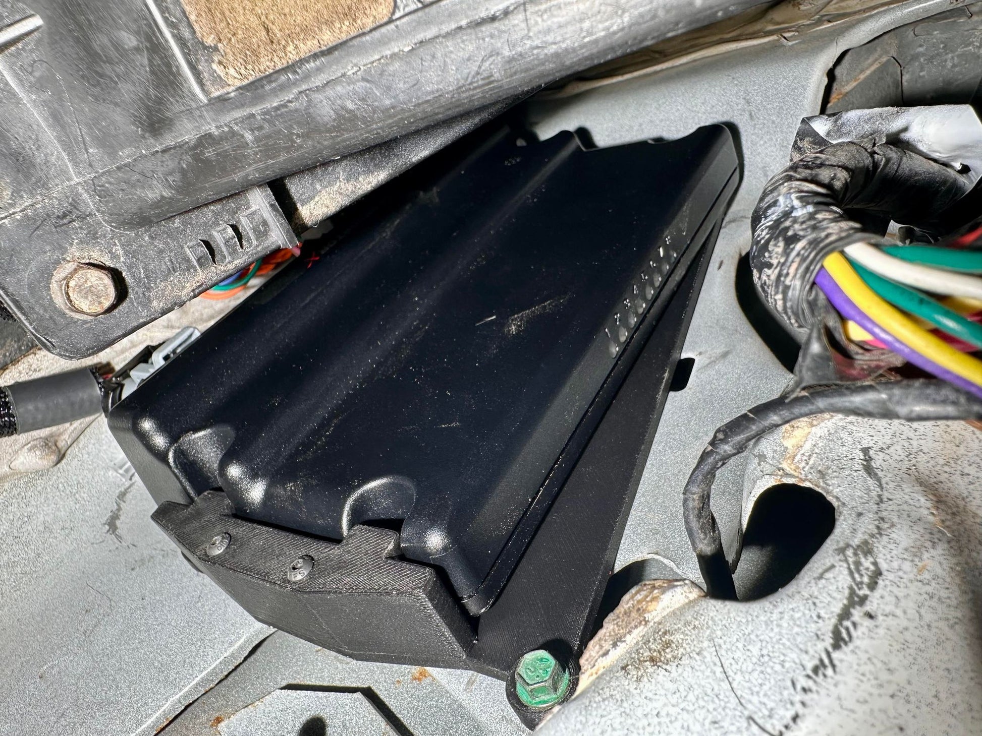 3D Printed Holley Terminator and HP ECU Mounts for 1987-2004 Ford Mustang- CarChains3d