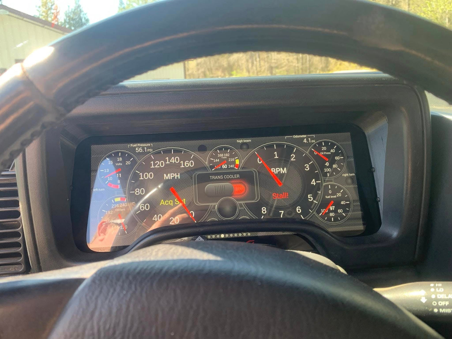 3D Printed Digital Dash Bezel for 1997-2001 Jeep XJ - CarChains3d