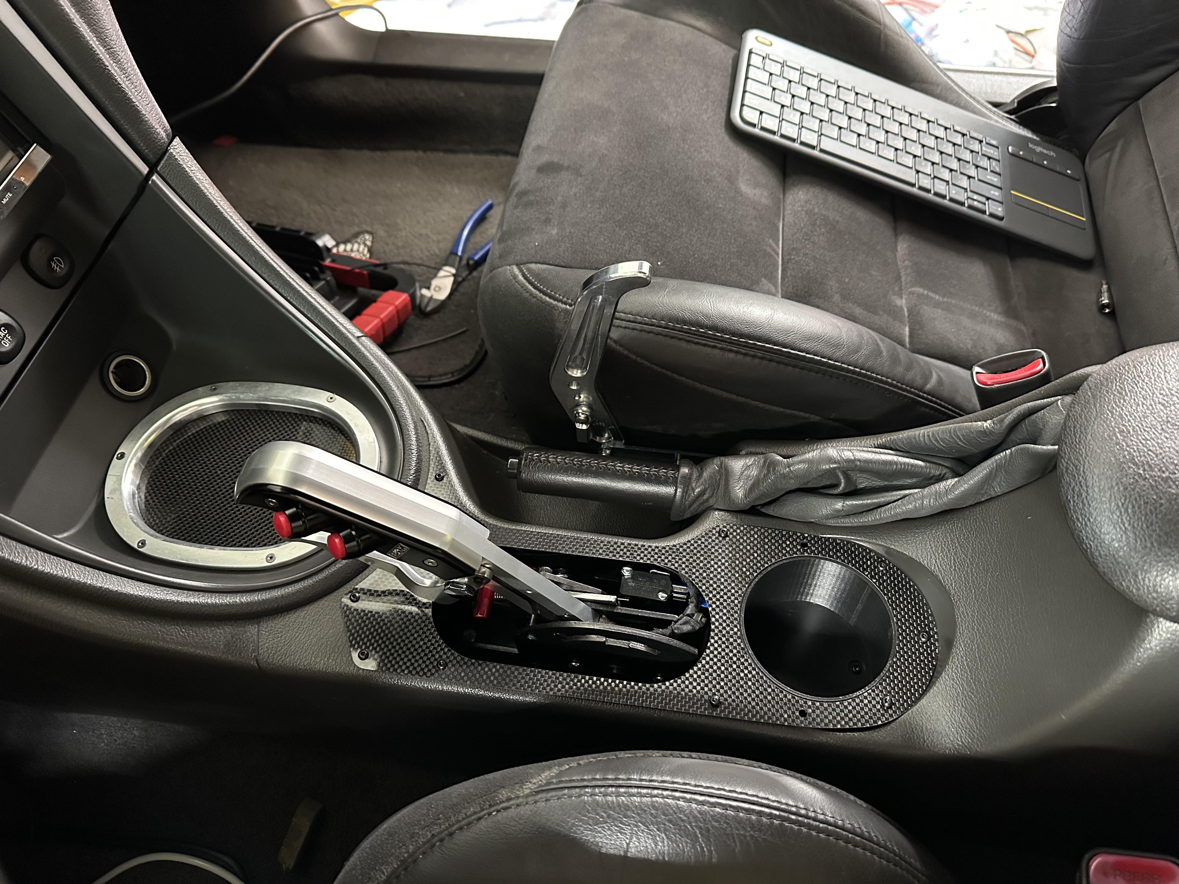 1999 to 2004 Mustang Automatic shift swap plate and shifter delete pla ...