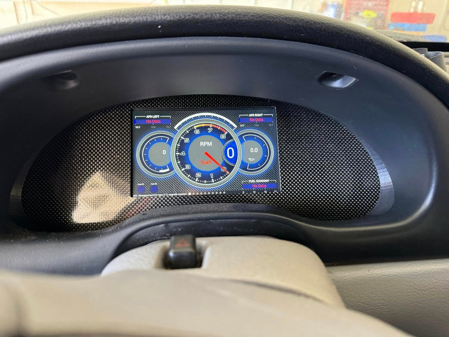 Digital Dash Beauty Backplate Insert for 1994-2004 Ford Mustang SN95 and New Edge - CarChains3d