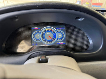 Digital Dash Beauty Backplate Insert for 1994-2004 Ford Mustang SN95 and New Edge - CarChains3d