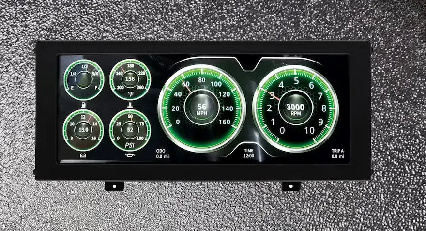 Digital Dash Beauty Backplate Insert for 1984-1989 Chevrolet C4 Corvette - CarChains3d