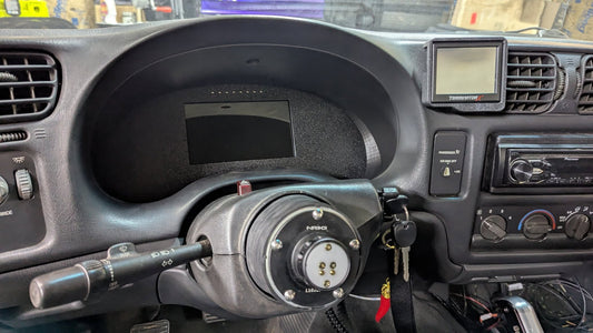 3D Printed 1998-2004 S10, Sonoma, and Jimmy 3.5 Inch Terminator X / Sniper Screen Mount - CarChains3D