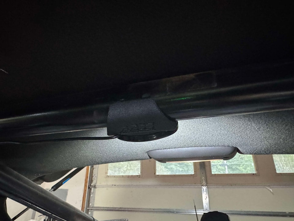 Snap on roll bar mounted LED lighting