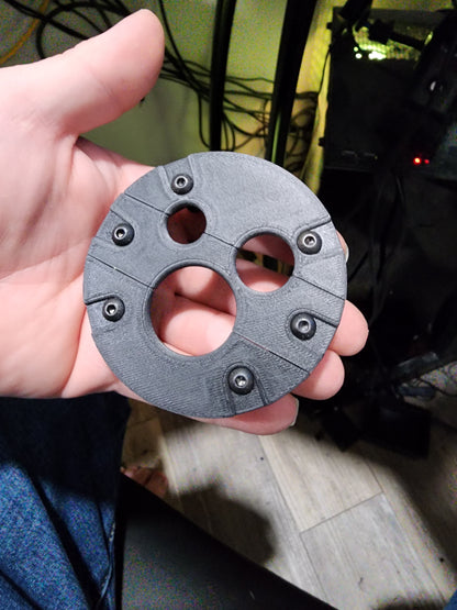 3D Printed 3 Hole Universal Bulkhead for Holley EFI Terminator X and X Max - CarChains3d